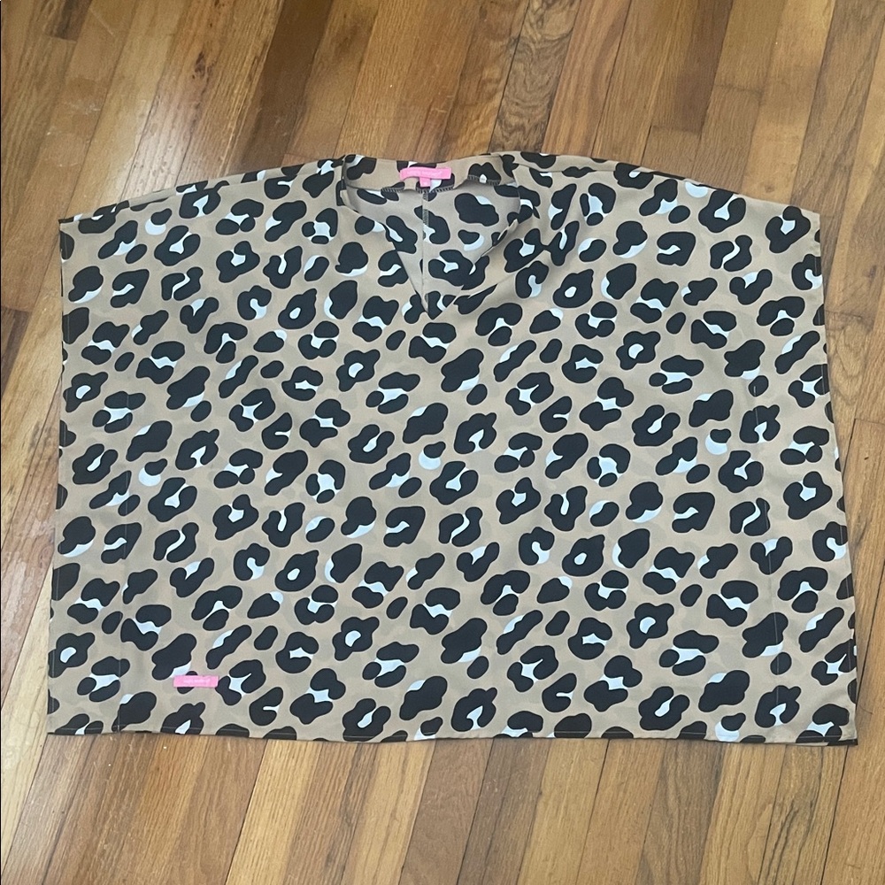 Simply Southern - Animal Print Oversized Top in Tan, Black & Cream